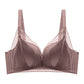 Wireless Simple Gathered 3/4 Cup Lace Bras [BRYM036]