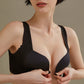 Wireless Simple Gathered 3/4 Cup Bras [BRYM037]