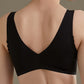 Wireless Simple Gathered 3/4 Cup Bras [BRYM037]