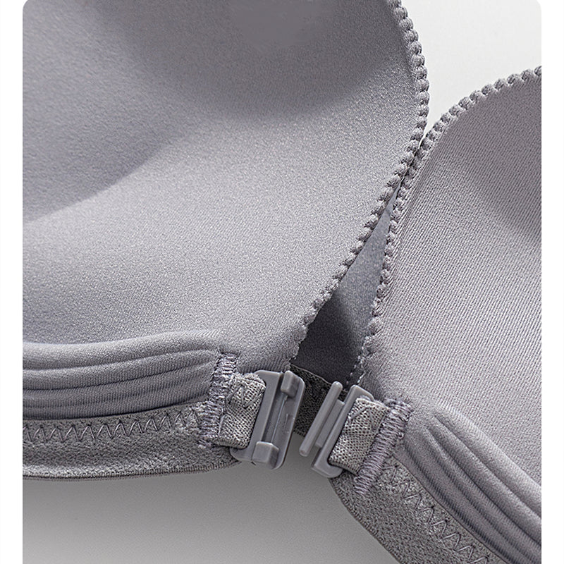 Wireless Simple Gathered 3/4 Cup Bras [BRYM037]