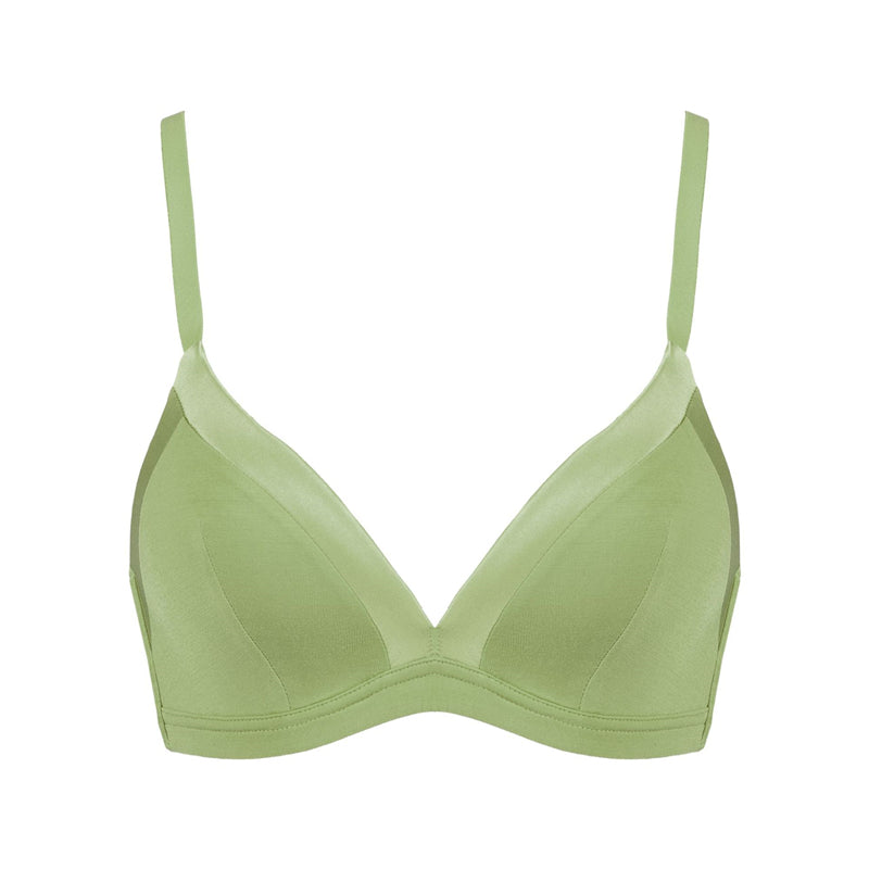 Wireless Simple Seamless Triangle Bras [BRYM048]