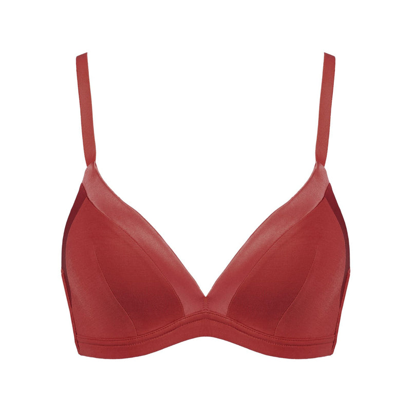 Wireless Simple Seamless Triangle Bras [BRYM048]
