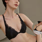 Wireless Simple Gathered Triangle Bras [BRYM049]