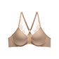 Wireless Simple Gathered Triangle Bras [BRYM049]