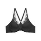 Wireless Simple Gathered Triangle Bras [BRYM049]