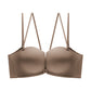 Wireless Simple Seamless Gathered 3/4 Cup Bras [BRYM055]