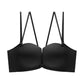 Wireless Simple Seamless Gathered 3/4 Cup Bras [BRYM055]