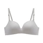 Wireless Simple Seamless Gathered 3/4 Cup Bras [BRYS012]