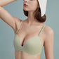 Wireless Simple Seamless Gathered 3/4 Cup Bras [BRYS012]