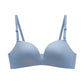 Wireless Simple Seamless Gathered 3/4 Cup Bras [BRYS012]