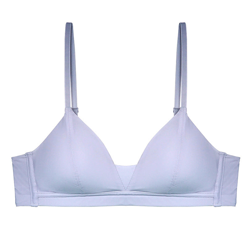 Wireless Simple Seamless Breathable 3/4 Cup Bras [BRYS013]