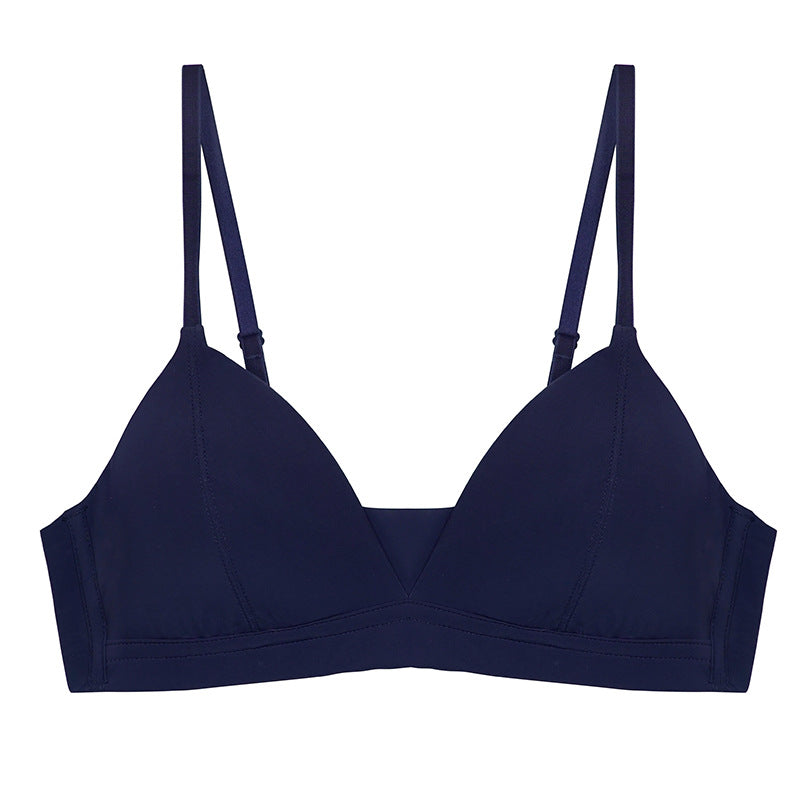 Wireless Simple Seamless Breathable 3/4 Cup Bras [BRYS013]