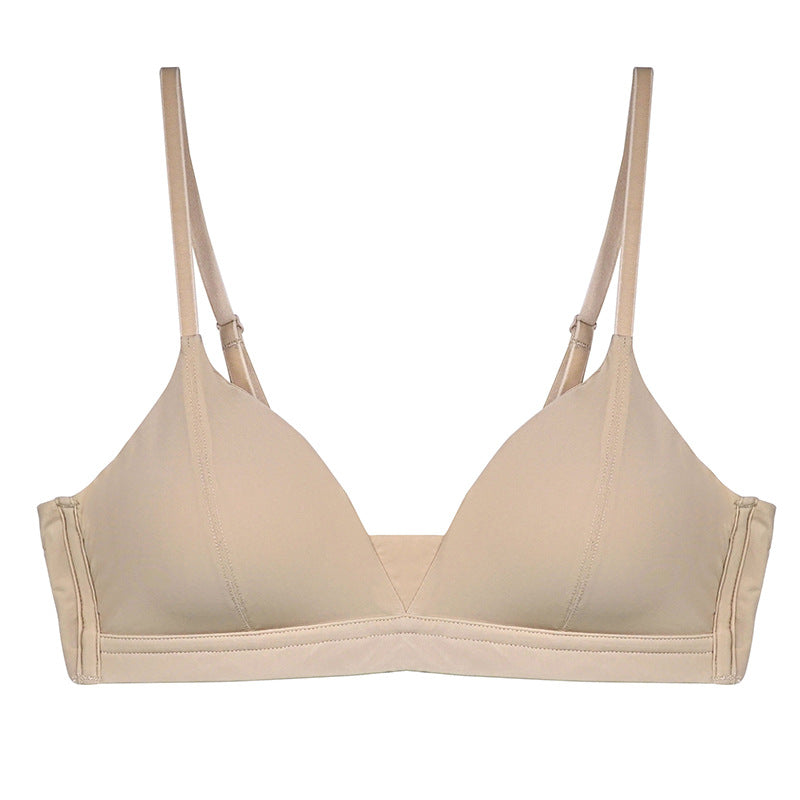 Wireless Simple Seamless Breathable 3/4 Cup Bras [BRYS013]