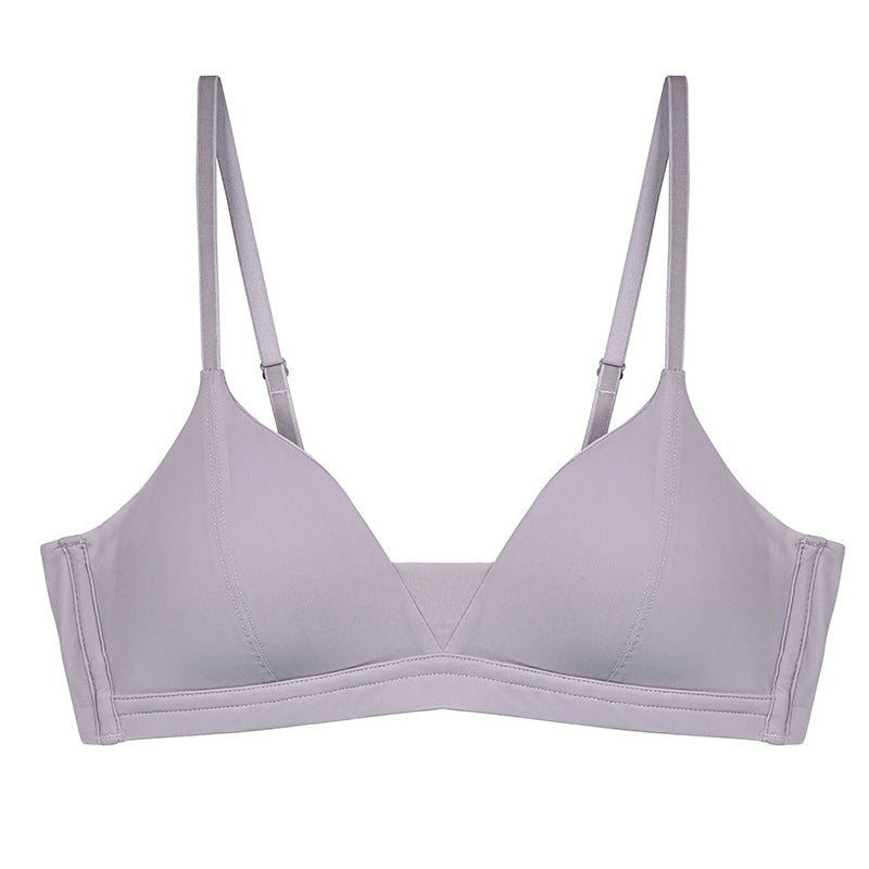 Wireless Simple Seamless Breathable 3/4 Cup Bras [BRYS013]