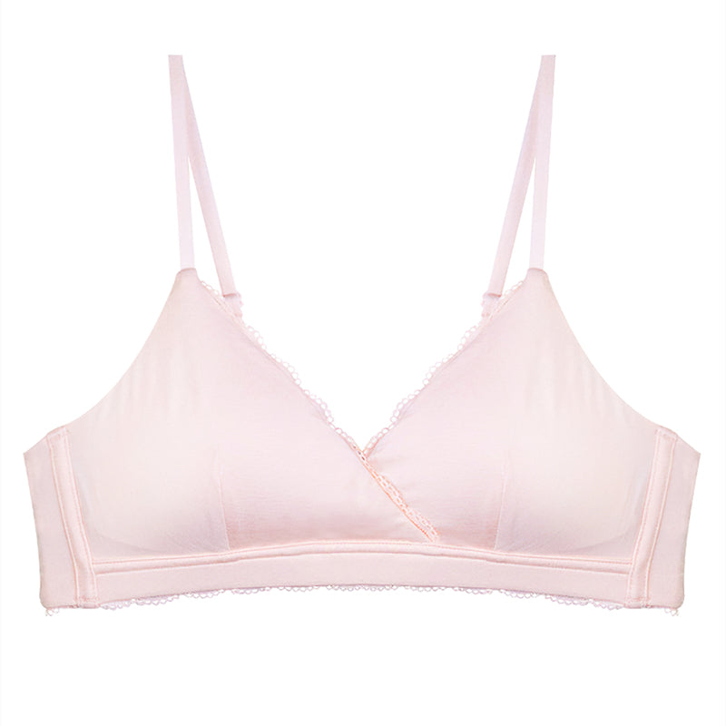 Wireless Simple Breathable Triangle Bras [BRYS014]