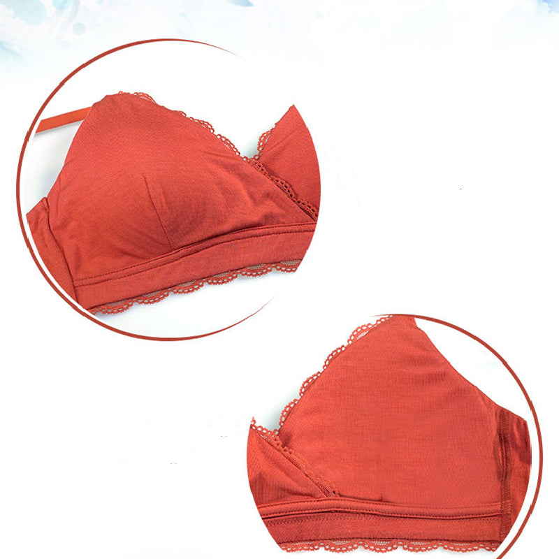 Wireless Simple Breathable Triangle Bras [BRYS014]
