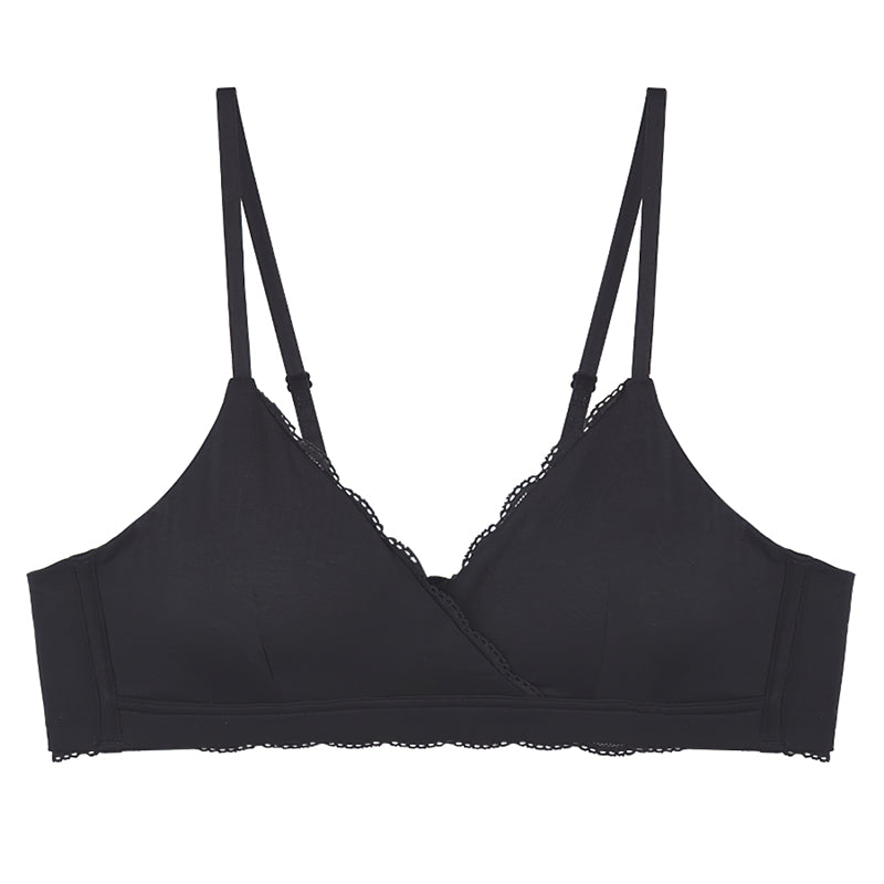 Wireless Simple Breathable Triangle Bras [BRYS014]