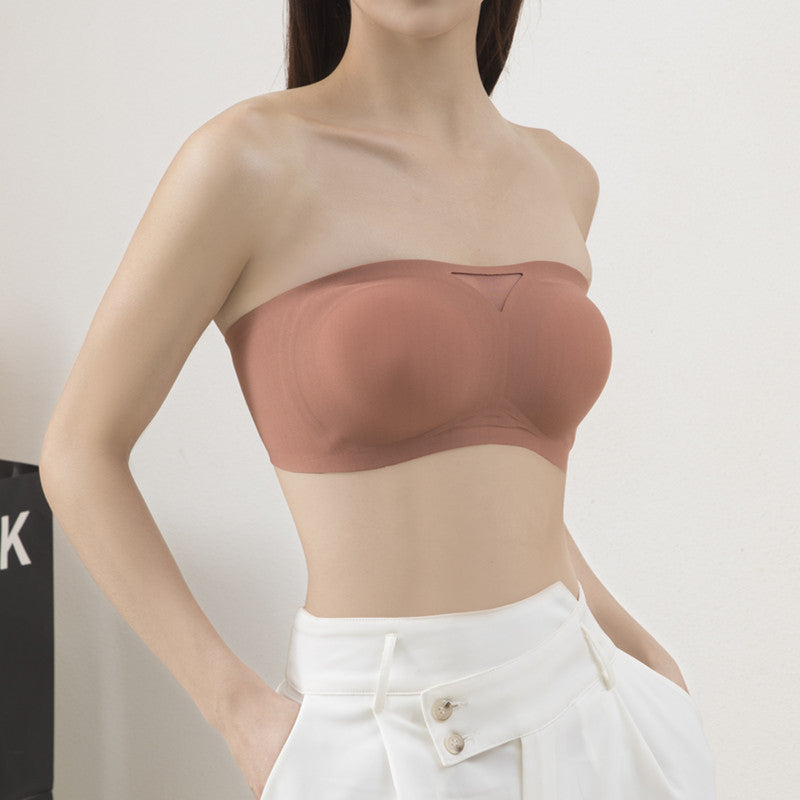Wireless Simple Seamless Tube Top Bras [BRYS020]